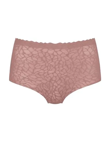 Sloggi Damen Zero Feel Lace 2.0 High Waist, Cacao, S