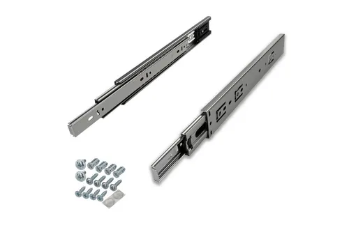 SO-TECH® Auszug Vollauszüge KV1-35-H45-SE-MS Traglast 35 kg, Selbsteinzug, Länge 600 mm, 1 Paar inkl. Schraubenset