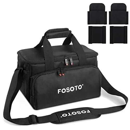 FOSOTO DSLR-Kameratasche Spiegelreflex Fototasche, Große XL Videokameara/Camcorder Tasche für Canon Nikon Sony Panasonic Spiegelreflexkamera, Camcorders, Professionelle Videokameras und Zubehör