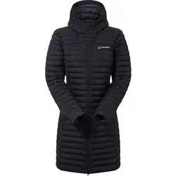 Berghaus Micro Jacket Long black/black (BP6) 20 - Funktionsjacke mit innovativer Hydroloft Polyball-Isolierung für hervorragenden Kälteschutz, wasserabweisend und extrem komprimierbar – ideal für Outdoor-Aktivitäten.