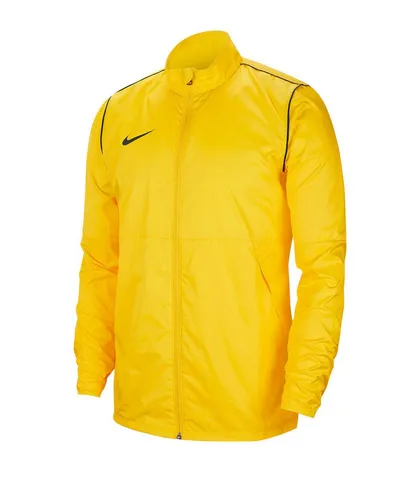 Nike Performance Park 20 Regenjacke Kids - Kinder-Regenbekleidung mit Stop Water Technologie für optimalen Wetterschutz, ideal für aktive Kinder. Größe XL (170) in auffälligem Gelb.