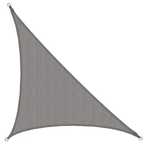 AMANKA UV Sonnensegel Dreieck Rechtwinklig 4.2x4.2x6 - Sonnenschutz für Balkon und Terrasse, mit 90% UV-Schutz und wasserdurchlässigem Design. Ideal als Überdachung für Pool und Garten, reißfest und wetterfest für optimalen Schutz.
