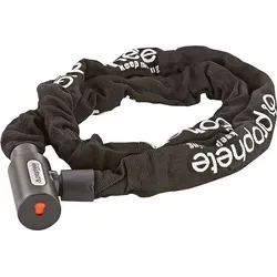 Prophete Kettenschloss 120 cm schwarz - Fahrradschloss mit Schließautomatik und Schlüsselwegfallsperre, ideal zum Schutz Ihres Fahrrads oder E-Bikes vor Diebstahl.