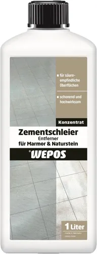 Wepos Zementschleier Entferner für Marmor 1.0 L von Wepos