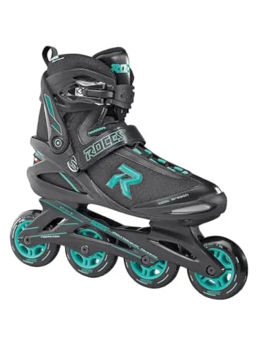 Roces Damen Inliner Icon, Black/Aqua, 37, 400822-001 von Roces