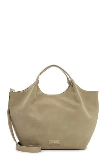 Emily & Noah Shopper E&N Jeanna 65676 Damen Handtasche khaki - Stylischer Shopper von EMILY & NOAH mit praktischem Reißverschluss und vielseitigen Tragevarianten. Ideal für den Alltag mit genügend Platz für alles Wichtige. Maße: 52 x 30 x 14 cm, leicht und vegan.