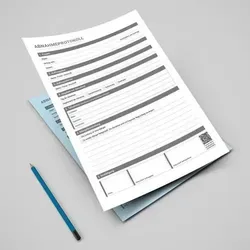 Abnahmeprotokoll Formular A4-Block selbstdurchschreibend von Allegra