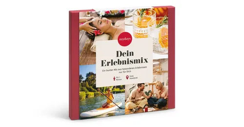 mydays Erlebnisgutschein Geschenkbox Dein Erlebnismix, Dein Erlebnismix - Deine Zeit, Dein Moment
