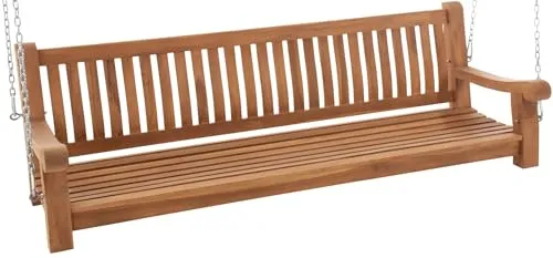 CLP Schaukelbank Joyce aus massivem Teakholz in braun von CLP