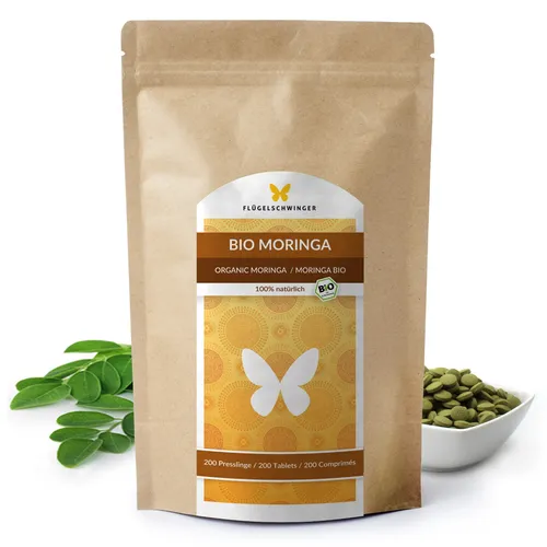 BIO Moringa Presslinge hochdosiert 100% Moringa ohne Zusätze 400
