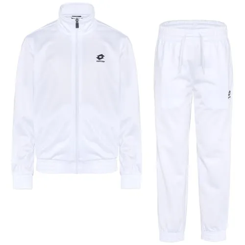 Lotto Trainingsanzug Kinder Weiß Größe 146-152 | Unisex Jogginganzug mit elastischem Bund - Ideal für Sport & Freizeit: Der Lotto Kinder Trainingsanzug überzeugt durch leichten Tragekomfort und praktische Seitentaschen. Perfekt für aktive Tage, Spiel und Schule. Atmungsaktives Material sorgt für ein angenehmes Tragegefühl.