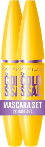 MAYBELLINE NEW YORK Mascara Volum' Express The Colossal Mascara, 2-tlg., mit Collagen