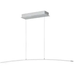Hell Led-Hängeleuchte, Alu, Metall, 130 cm, höhenverstellbar, Farbtemperaturwechsler, Lampen & Leuchten, Innenbeleuchtung, Hängelampen, Esstischlampen