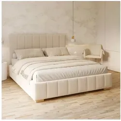 FDM Polsterbett modern mit Bettkasten MADE IN EU