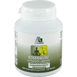 Rosenwurz 200 mg Kapseln - Multivitaminpräparate & Mineralien, unterstützt die geistige Leistungsfähigkeit und fördert das allgemeine Wohlbefinden.
