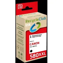 RecycleClub K20745RC, Extrahohe (Super-) Ausbeute, Schwarz, 25 ml, 1 Stück(e), 690 Seiten, Einzelpackung