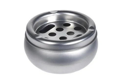 HAC24 Aschenbecher Ascher Aluminium Windaschenbecher Sturmaschenbecher Tischaschenbecher, Ø 10 cm