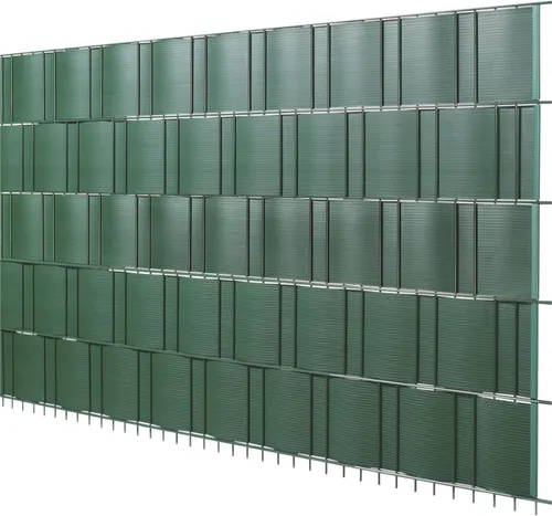 Floraworld Sicht- und Windschutz Comfort 5er Set, Dunkelgrün