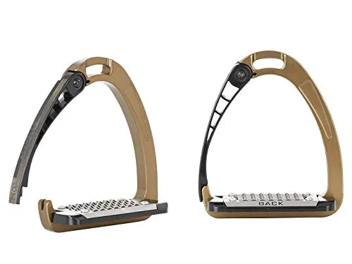 ACAVALLO Steigbügel Arena ALUPRO - Steigbügeleisen & -tritte für Reitsattel, aus hochwertigem Aluminium für maximale Stabilität und Sicherheit beim Reiten.