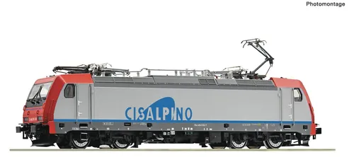 H0 E-Lok Re 484 018-7 Cisalpino mit DC-Sound - Modelleisenbahnen, detailgetreue Nachbildung mit hochwertigem DC-Sound für ein realistisches Fahrerlebnis.