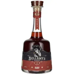 Bellamy's Reserve Rum Meets Ruby Port 45% Vol. 0,7l - Exklusiver Rum mit Ruby-Portwein-Finish, limitiert auf 1.241 Flaschen. Ideal für puren Genuss oder Cocktails, vereint er würzige Holznoten und süße Fruchtaromen.