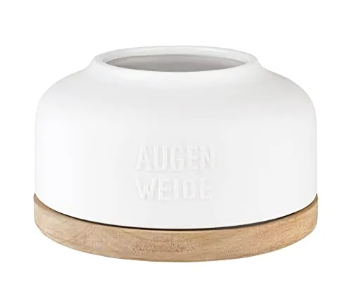 Räder Dekovase Design Vase Blickfang Augenweide (12,5cm) - Dekovase aus Handarbeit, vereint stilvolles Design mit emotionalen Botschaften und nachhaltigen Materialien für ein schönes Zuhause.