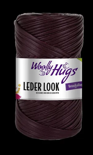 Wolle Kreativ! Woolly Hugs - Leder Look Fb. 38 burgund 200 g