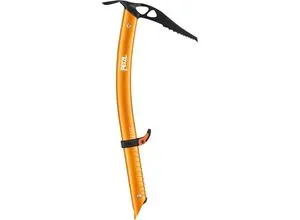 Petzl Gully Eispickel mit Schaufel - Orange - 45 cm - Eispickel für Bergsteiger, mit integrierter Schaufel für vielseitige Einsatzmöglichkeiten im Schnee und Eis.