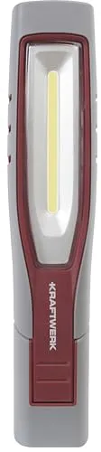 KRAFTWERK LED Arbeitsleuchte | 700 Lumen Werkstattlampe mit IP65 Schutz - Taschenlampen | Robuste, wasserdichte LED Arbeitsleuchte mit 700 Lumen, 180° schwenkbar und flexibler Magnet- und Hakenbefestigung für freihändiges Arbeiten.