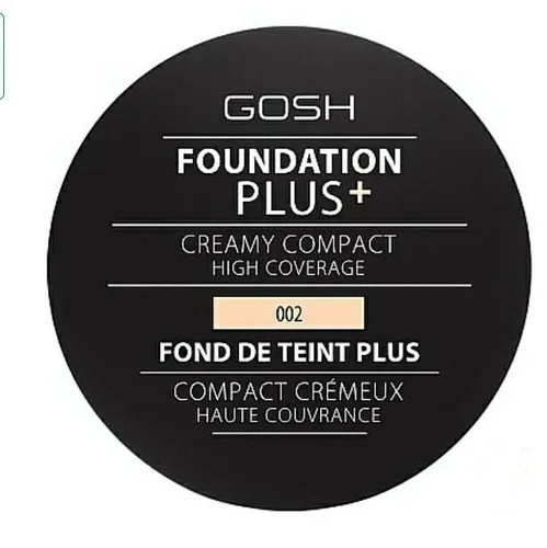 GOSH FOUNDATION PLUS+ Creamy Compact High Coverage 002 *neu* 👧🏼👱🏻‍♀️👩🏼