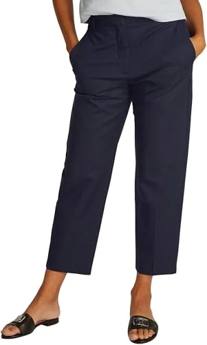 7/8-Hose TOMMY HILFIGER Damen Gr. 34, blau - Wanderhosen mit Bügelfalten und slim fit. Die elastische 7/8-Hose von Tommy Hilfiger überzeugt durch Pflegeleichtigkeit und vielseitige Kombinierbarkeit für lässige Freizeitlooks.