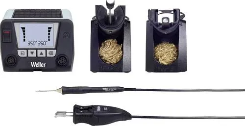 Weller WT2023M 2-Kanal Rework Set - Lötgeräte mit 150 W Leistung, extrem kurze Aufheizzeiten und hohe Produktivität – ideal für Mikro- und Standard-Reworkarbeiten.