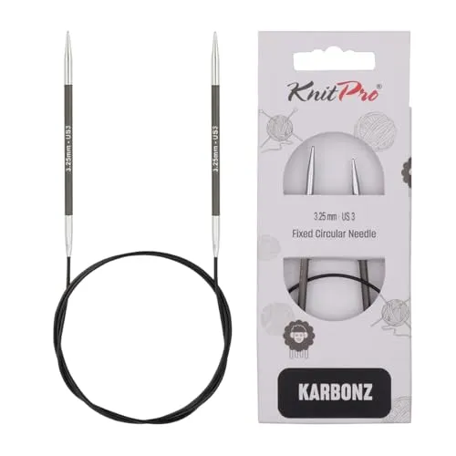 KnitPro Karbonz Rundstricknadel 40