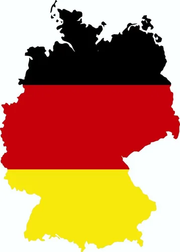Hermann Schütz Aufkleber Deutschland Landkontur Dimension 70x55mm