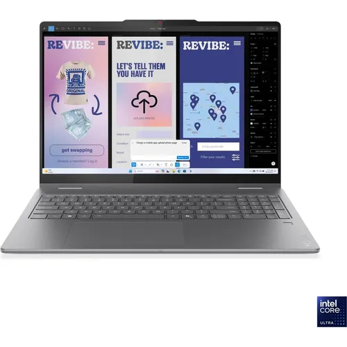 Lenovo Yoga 7 2-in-1 16ILL10 Copilot+ PC - Laptops mit 360°-Design, Intel Core Ultra 7 und KI-Leistung für kreative Freiheit und maximale Energieeffizienz.