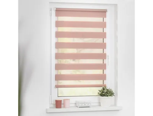 Lichtblick Duo-Rollo Klemmfix in pink von Lichtblick