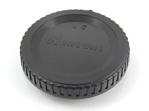 vhbw Gehäusedeckel kompatibel mit Nikon D4s, D5500, D3300, D5100, D5200, D5300, D4, D3100, D500, D3200, D3400 Kamera, DSLR - Schwarz