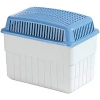 Wenko 5410140800 Feuchtigkeitskiller 2 Kg Set - Luftentfeuchter, senkt die Raumluftfeuchtigkeit für ein gesundes Raumklima und schützt vor Schimmel und unangenehmem Geruch. Ausreichend für ca. 4-6 Monate in Räumen bis 50 m², Nachfüllpack inklusive.