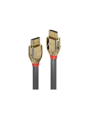 Lindy Gold Line HDMI-Kabel - 5 m - HiFi-Kabel mit Ultra High Speed und Dreifachisolierung, unterstützt 8K 120 Hz und bietet herausragende Audioqualität mit Dolby DTS-HD und TrueHD.