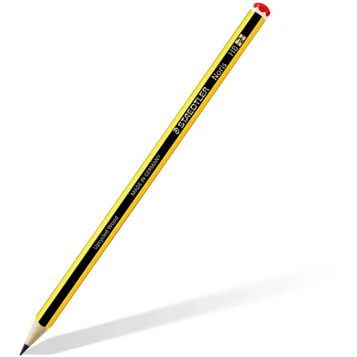 STAEDTLER Noris 120 Bleistifte 2B schwarz/gelb, 12 St. in schwarz von STAEDTLER