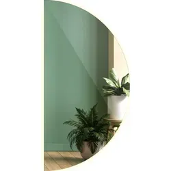 Produktbild Tulup LED Halbrunder Spiegel 40x80 cm mit Warmweißem Licht 3000K