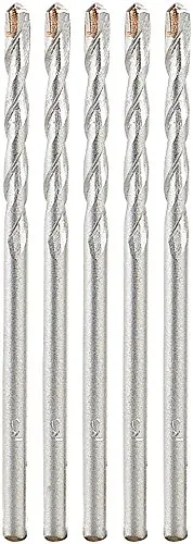 AGT Bohrfutter: Beton-Bohrer-Set für Schlag- und Drehbohrer, 3 mm, 5 Stück (Hartmetall-Bohrer, Mauer-Betonbohrer-Sätze, Werkzeug)