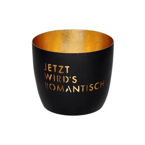 Madras Windlicht M, Jetzt wird s romantisch in schwarz von GIFTCOMPANY
