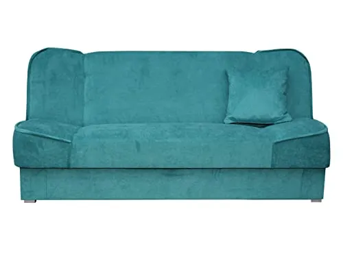Mirjan24 Schlafsofa Gemini mit Bettkasten - Elegantes 3-Sitzer Sofa mit Schlaffunktion und Bettkasten, bietet eine großzügige Schlaffläche von 175x104 cm. Ideal für Gästezimmer oder kleine Wohnungen.