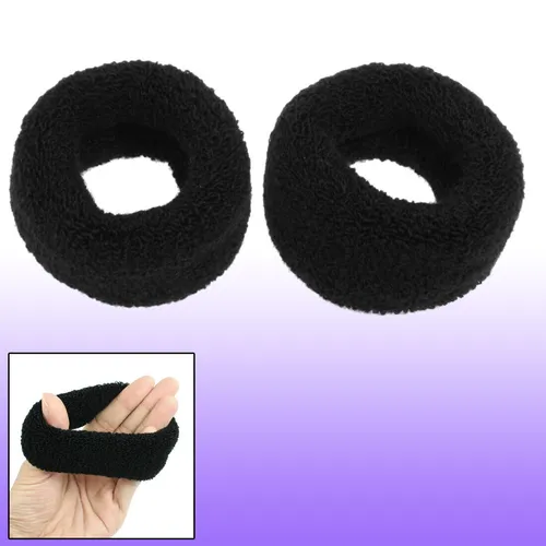 Haargummis Schwarz von Uxcell