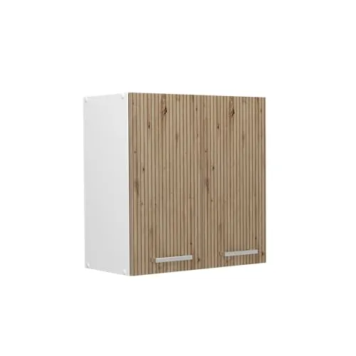 Vicco Hängeschrank R-Line 60 cm, Artisan-Eiche/Weiß