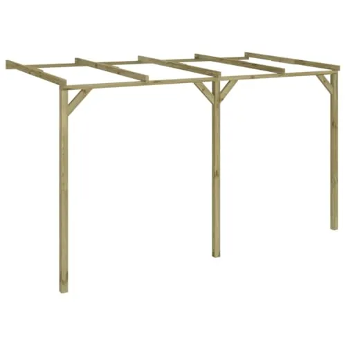 vidaXL Holz Terrassenüberdachung 4 m