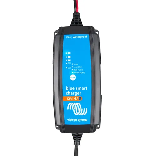 Victron Blue Smart IP65s Charger 12/4 - Hoch effizientes Batterieladegerät - Autobatterien, ultra-hocheffizientes Ladegerät mit bis zu 95% Wirkungsgrad, schützt vor Überhitzung und ist absolut geräuschlos.