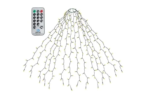 SALCAR 3m Christbaumbeleuchtung mit Ring und 14 Girlanden von Salcar