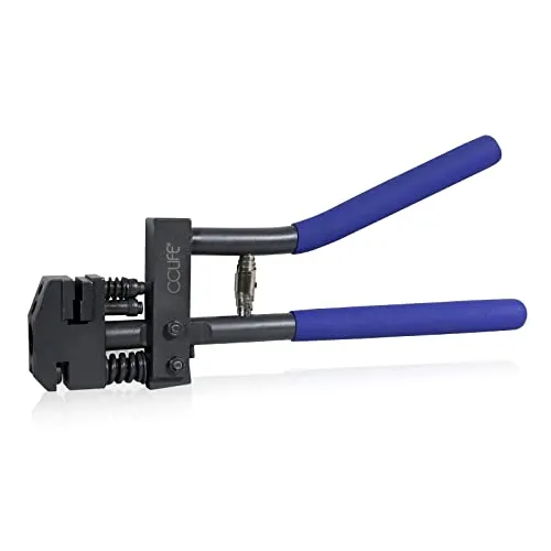CCLIFE Kombinierte Absetzzange & Lochzange Ø5mm - Zangen für Kantenbearbeitung und Stanzen, aus robustem Kohlenstoffstahlguss für hohe Härte und Steifigkeit, ideal für präzise Arbeiten in der Metallbearbeitung.
